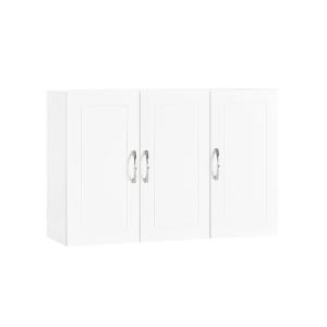 SoBuy Mueble de Pared Armario Suspendido con 3 Puertas Arma…