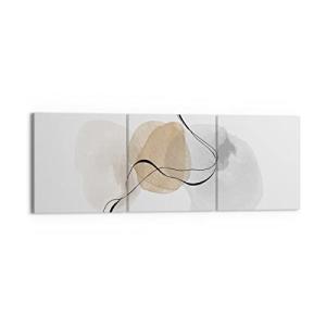 Cuadros Decoracion Salon Abstracto Minimalista Acuarela Lie…