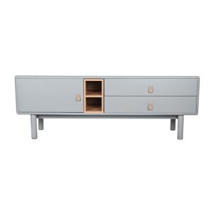 Home ESPRIT Mueble de TV Azul Gris Polipropileno Madera MDF…