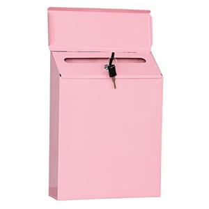 Baoblaze Buzón de Correo Moderno Vertical de Hierro con Blo…