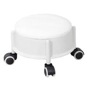 Gralara Taburete Rodante Bajo Giratorio 360° con Asiento Ac…