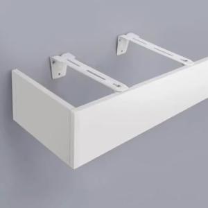 WhamtL Rieles para Cortinas Cenefa de Cornisa para Ventana…