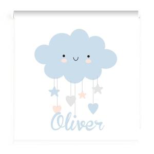 Estor Infantil Azul Personalizado con Nombre – Estor infant…