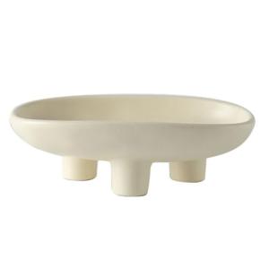 BURLOE Beige, Frutero para Cocina Cerámica, 3 Patas Cuencos…