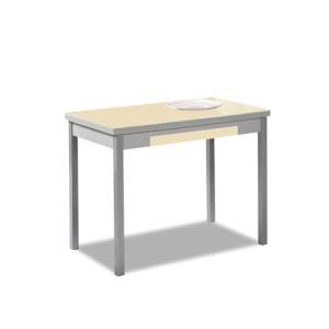 ASTIMESA Mesa de Cocina con Alas Beige 100x60 cms