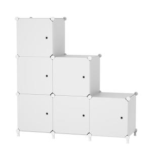 ATTDETJL Organizador 6 Cubos con Puertas - Estante Modular…