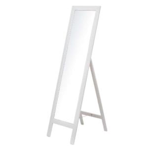 Gift Decor Espejo de pie Madera Blanco Vidrio 40 x 145 x 40…