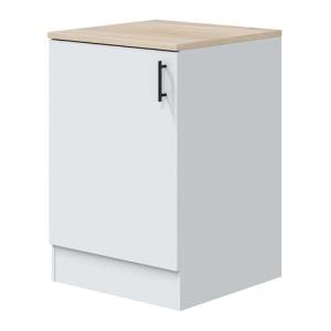 Miroytengo Módulo Inferior Cocina Kira Moderno 1 Puerta Bla…