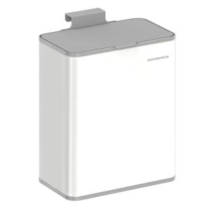 SONGMICS Cubo de Basura Colgante, Cubo de Basura Acero 8 L…