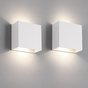 FUPE 2 piezas Aplique pared interior,Aplique LED de Pared I…