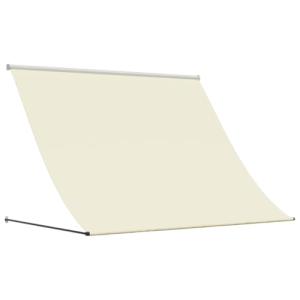 vidaXL Toldo retráctil Tela y Acero Crema 200x150 cm, toldo…