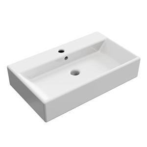 BAIKAL - Lavabo Cerámico sobre Encimera. Lavabo Recto en ac…