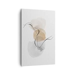 Cuadros Decoracion Salon Abstracto Minimalista Acuarela Lie…