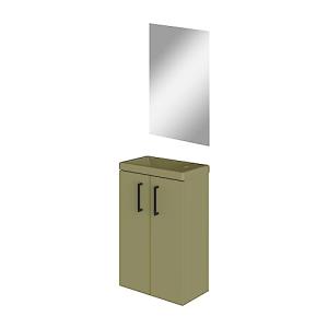 Baikal Mueble de Baño Unicolor. Conjunto de Baño de 2 Puert…
