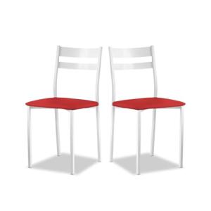ASTIMESA - Silla de Comedor o Cocina de Metal Blanca - Asie…