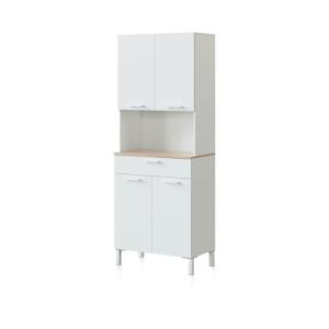 duehome | Alacena de Cocina, Mueble Auxiliar 4 Puertas   1…