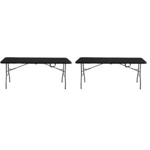 KG KITGARDEN Mesa Plegable Portátil Multifuncional, 180x74x…