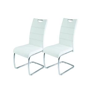 Home Factory Silla Cromo/Bianco