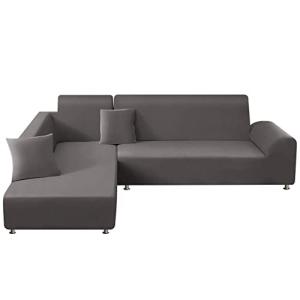 ShowyLive Juego de 2 Fundas Sofas 2 y 3 Plazas Ajustables F…