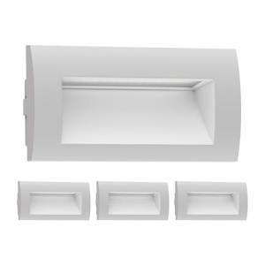 ledscom.de 4 LED aplique empotrable ZIBAL, downlight para e…