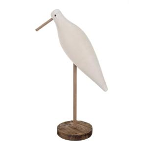 BY SIGRIS Figura Gaviota Blanco de Madera 40 * 12 * 24cm Fi…
