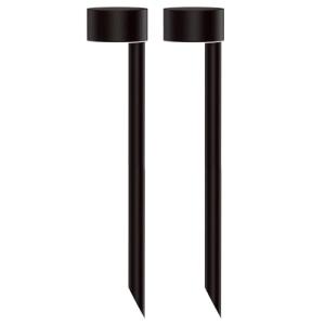 Lumisky Lote de 2 balizas solares para pinchar, LED, color…