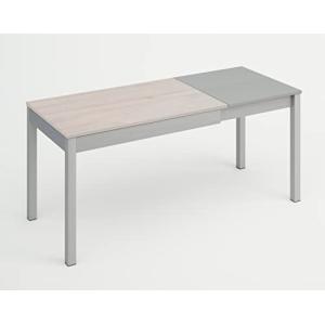 ASTIMESA Mesa Extensible Cocina, Metal, Cervino, 110x70 cms…