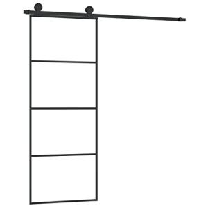 vidaXL Puerta Corredera con Set Herrajes Accesorio Herramie…
