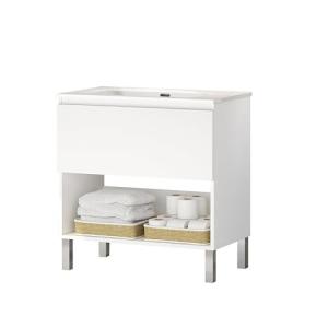 BAIKAL Mueble de Baño Gap. Mueble con Patas con Puerta Abat…