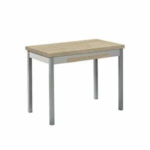 ASTIMESA Alas Laminado Mesa de Cocina, Metal, Roble Raw, 11…