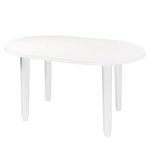 COSHANO Mesa de Jardin Oval 130x90cm de recina Auxiliar Ext…