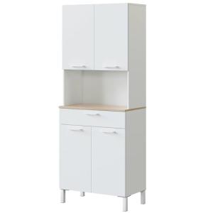 Alacena de Cocina, Aparador Comedor, Mueble Auxiliar 4 Puer…