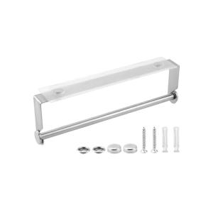 QWORK® Portarrollos de Cocina de 33 cm sin taladrar - Acero…