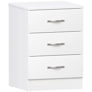 Home Discount Vida Designs Cómoda Blanca de 3 Asas y guías…