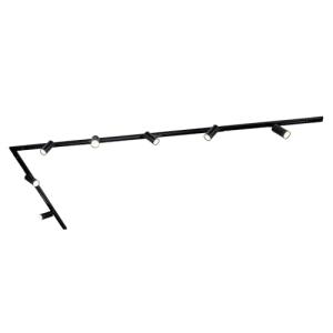 Ledvion - Iluminación LED sobre Riel 3M   7 Focos de Riel (…