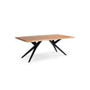 HABITMOBEL Mesa DE Comedor Modelo M5 200 x 100, Acacia y Pa…