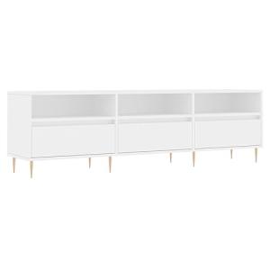 vidaXL Mueble de TV Madera contrachapada Blanco 150x30x44,5…