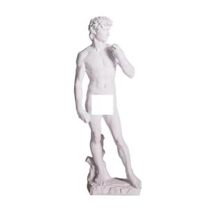 Mqnnfc Escultura de Resina de David, Adorno de Mesa Vintage…