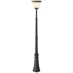 Outsunny Farola Solar Exterior Luz Solar Exterior Jardín de…