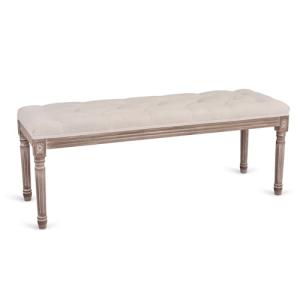 VONLUCE Banco Tapizado para Cama 120x40x46 cm Taburete para…