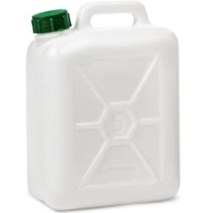 Ecoplast Bidón de plástico, neutro, 5 litros