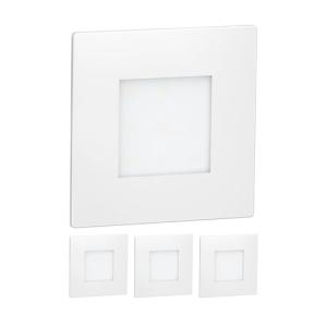 ledscom.de 4 LED luz de escalera/luz de pared empotrada FEX…