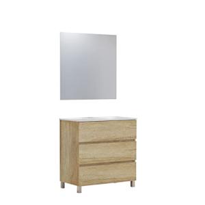 Baikal Conjunto de Mueble de Baño Neo con Espejo Luna Lisa,…