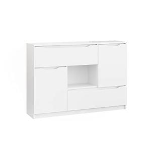 Vicco Aparador Ruben, Blanco, 120 x 84 cm