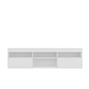 Buyqualia Moderno Mueble para TV Blanco Snow, con Espacios…