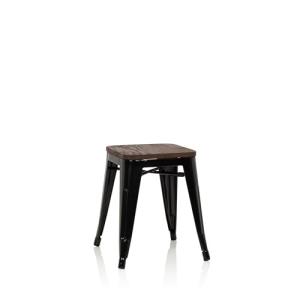 hjh OFFICE 645041 Taburete VANTAGGIO W Metal/Madera Negro,…