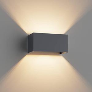 Klighten Aplique de Pared Exterior Con G9 LED Bombillas Ree…