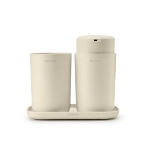 Brabantia - ReNew Juego de 3 Accesorios de Baño - Dispensad…