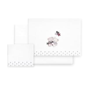 Danielstore Juego de Sábanas para Cuna Bebé Algodón 100% Fa…