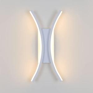 Goeco Lámpara de Pared LED, 18W Aplique Pared Interior Blan…
